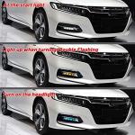KEEGTBOX Sequential Switchback DRL Lights for Honda Accord