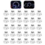 30 Pack Blue T3 LED Dash Bulbs for Cars