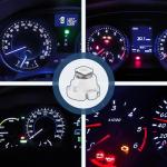 30 Pack Blue T3 LED Dash Bulbs for Cars