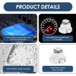 30 Pack Blue T3 LED Dash Bulbs for Cars