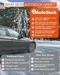 AutoSock 870 Snow Socks - Car, SUV, Pickup Accessories