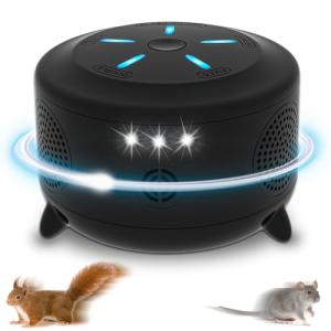 Ultrasonic Rodent Repellent with Strobe Lights