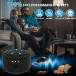 Ultrasonic Rodent Repellent with Strobe Lights