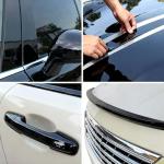 Black Gloss Vinyl Wrap with Installation Kit - 2" x 30