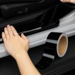 Black Gloss Vinyl Wrap with Installation Kit - 2" x 30