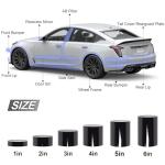 Black Gloss Vinyl Wrap with Installation Kit - 2" x 30