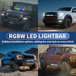 4WDKING RGB Offroad LED Lights with App Control