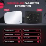 Heated Mirror Glass for Dodge Ram 1500 2500