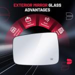 Heated Mirror Glass for Dodge Ram 1500 2500