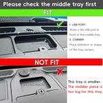 Ford Bronco Silicone Dashboard Tray Set - Blue Trim