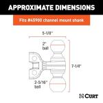 CURT Replacement Dual-Ball for Adjustable Trailer Hitch