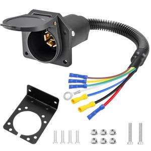 Seamaka 7 Pin Trailer Plug and Connector Socket