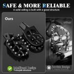 Wider CNC Motorcycle Footpegs for Electric Bikes