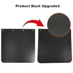 ASTAMOTOR Black Rubber Mud Flaps for Semi Trucks