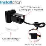 LED DRL Brake Light for 2" Trailer Hitches