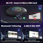 ATOTOZONE CB6 Wireless CarPlay & Android Auto Adapter