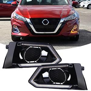 VGETTING Dual Color LED Daytime Running Lights for Nissan Altima