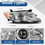 Toyota Camry 2010-2011 Projector Headlight Assembly Set