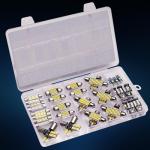 42PCS Bright LED Car Interior Light Bulb Kit