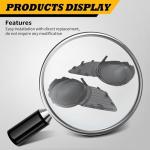 Jecoupoon 2PCS Fog Light Bezel Covers for Sienna