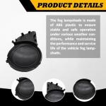 Jecoupoon 2PCS Fog Light Bezel Covers for Sienna