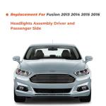 Fusion 2013-2016 Halogen Headlight Assembly Replacement