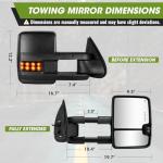 Towing Mirrors for 2003-2007 Chevy/GMC Trucks
