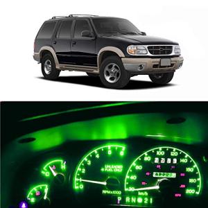 High Bright Green LED Dash Light Kit for Ford