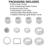 Bling Trim Kit for Honda & Acura Controls