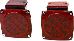 MAXXHAUL 12V LED Trailer Tail Lights Set