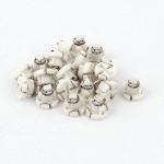 20 Pcs Blue T3 LED Dash Bulbs