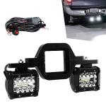 4 Inch LED Work Lights with Tow Hitch Bracket