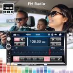 7" Car Stereo with Bluetooth, USB, FM Radio