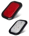 LBRST 12 LED Rectangle Truck Trailer Brake Lights