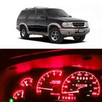 Bright Red LED Dashboard Bulbs for Ford Explorer