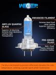 H7 Halogen Headlight Bulbs - Pack of 2