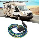 5-Way Trailer Wire Extension with Male/Female Plug