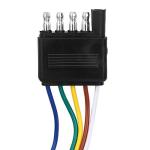 5-Way Trailer Wire Extension with Male/Female Plug