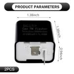 Anyhut 2PCS LED Turn Signal Relay Kit