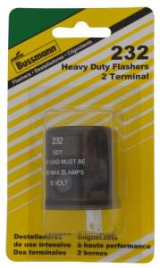 Bussmann (BP/232-RP) Round 20 Amp 12V DC Carded Heavy-Duty Electronic Flasher
