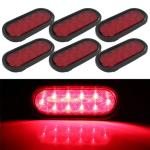 6" Oval LED Trailer Light Kit with 10 Markers