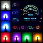 Ice Blue T5 LED Bulbs for Car Dash - 6 Pack