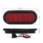 6" Oval LED Trailer Light Kit with 10 Markers