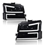 CHEVY Silverado Avalanche Headlight Assembly Set