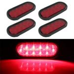 LED Trailer Lights Kit - Waterproof 4x Oval Set