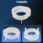 Motoforti 2pc Headlight Bulb Retainer Ring Set
