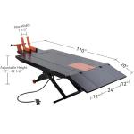 APlusLift 48" Air Operated ATV Motorcycle Lift Table