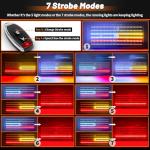 7 Pin Hitch Strobe Light with 6 Lighting Modes