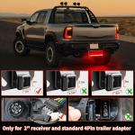 7 Pin Hitch Strobe Light with 6 Lighting Modes