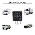 2 Pack Adjustable 3-Pin LED Flasher Relay